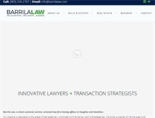 Tablet Screenshot of barrilalaw.com